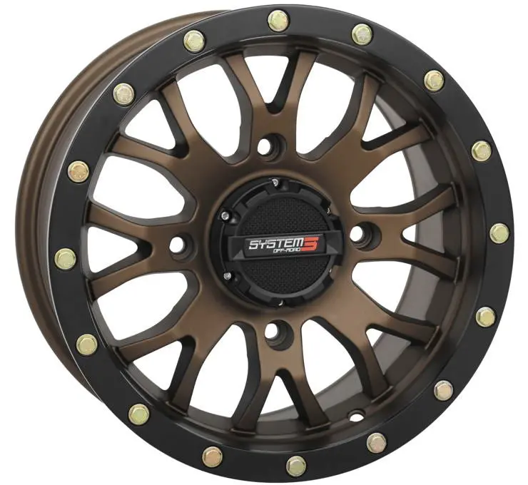 System 3 St-3 Simulated Beadlock Wheels 4/156 Bolt Pattern 3