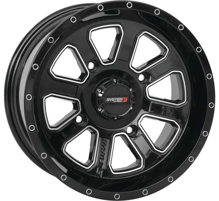 System 3 St-4  14X7 Aluminum Utv Wheels 1