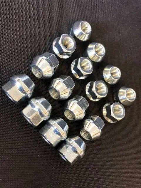 Tapered Chrome Atv Lug Nuts 10Mm X 1.25Mm Thread Pitch 1