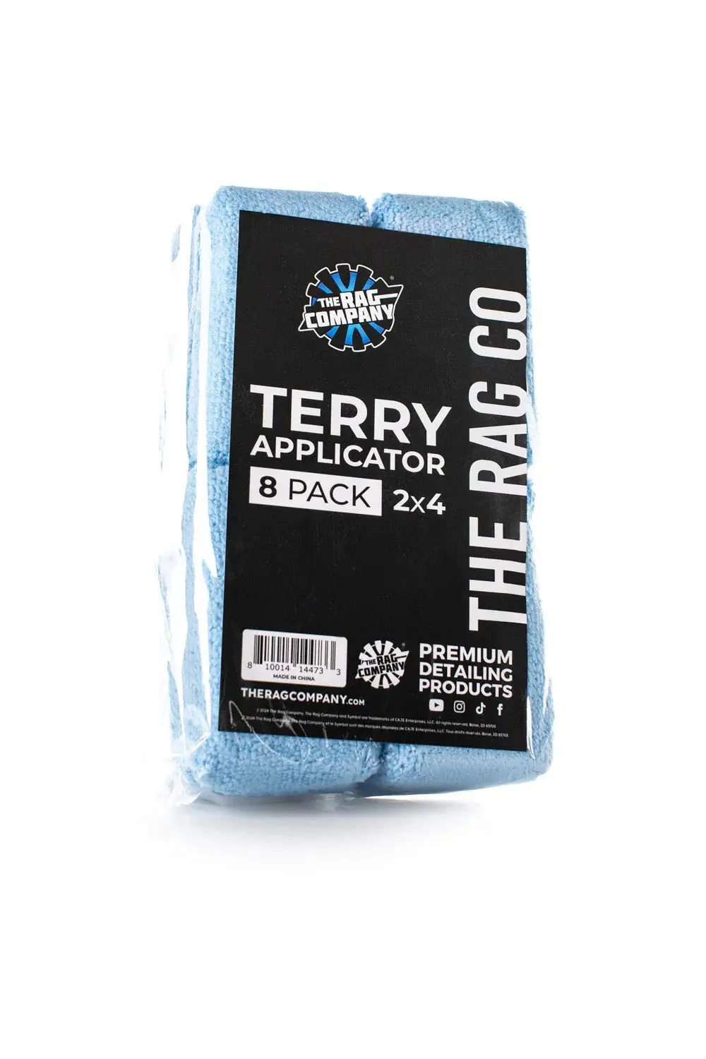 The Rag Company Terry Detailing Sponge - 2X4 - Blue (8 Pack) 2