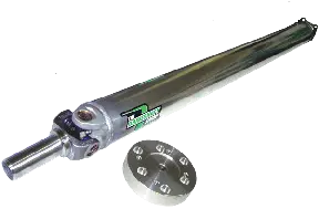 Driveshaft Shop: 1993-1998 Toyota Supra Chromoly Driveshaft W/ Aluminum Conversion Plate 1