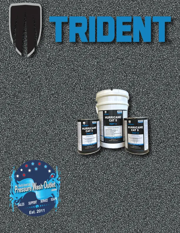 Hurricane Cat 5 Two-Part Urethane Sealer - 7 Gallon Kit (8407) By Trident 1