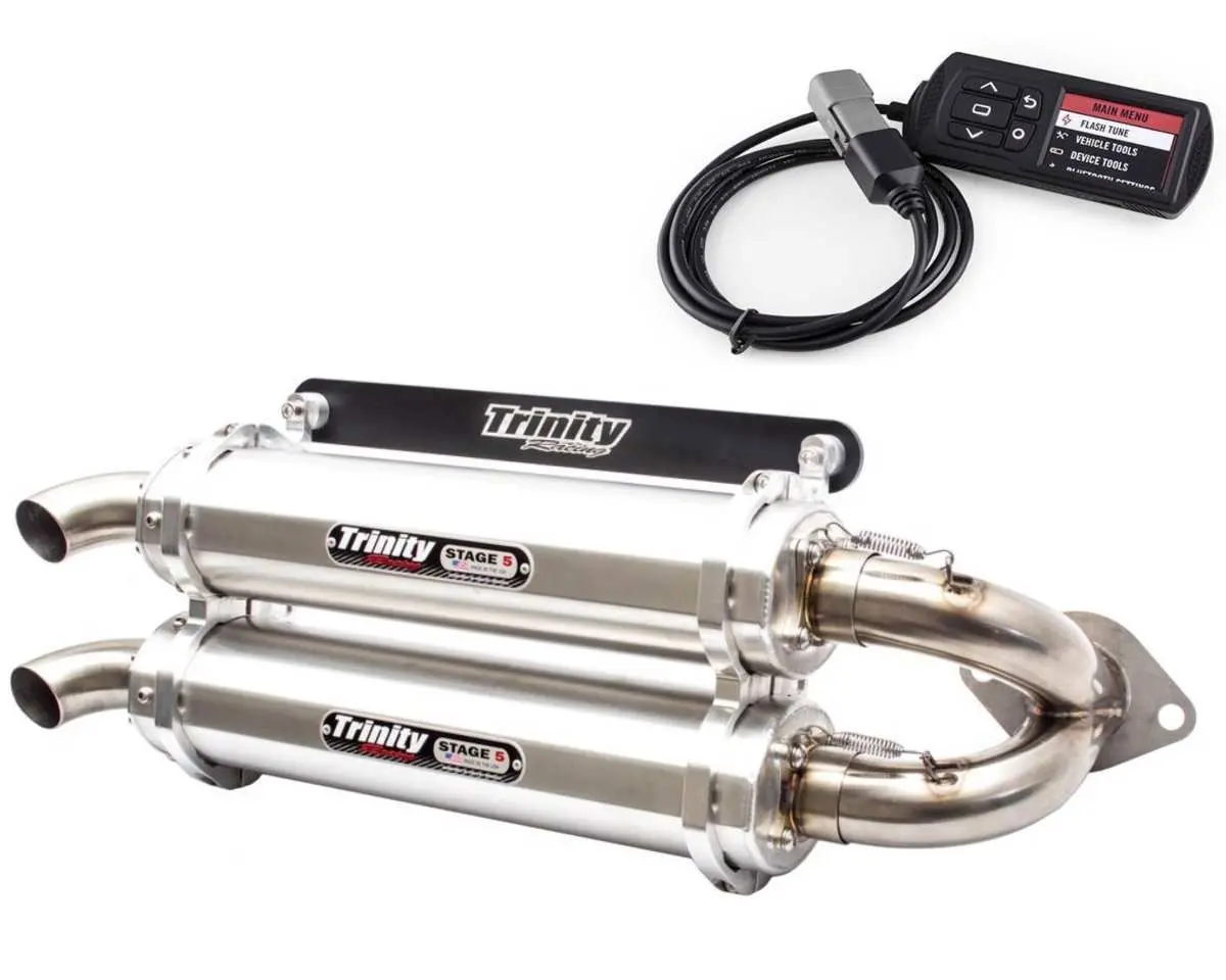 Polaris Rzr Xp 1000 Slip On Exhaust With Tuner | Trinity Racing 3