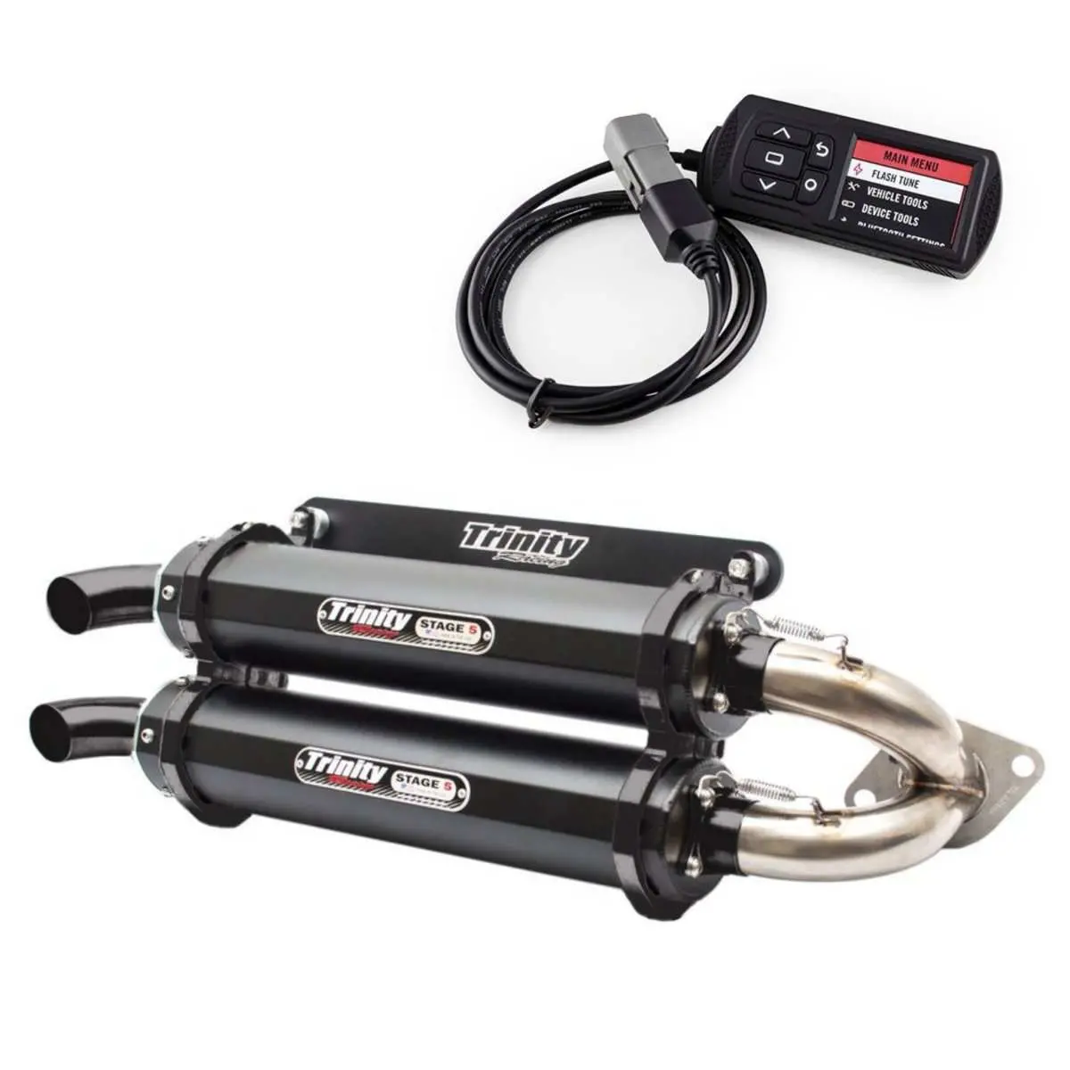 Polaris Rzr Xp 1000 Slip On Exhaust With Tuner | Trinity Racing 3