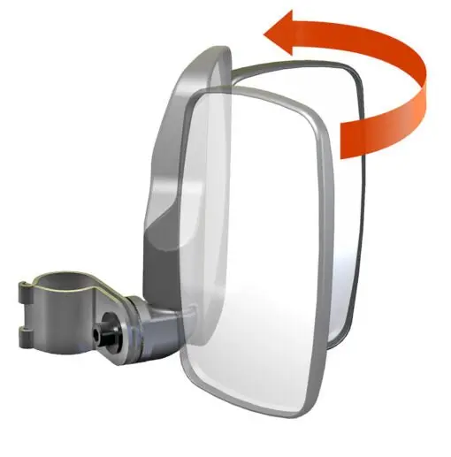 Utv Breakaway Lifetime Warranty Side View Mirror | Seizmik 1