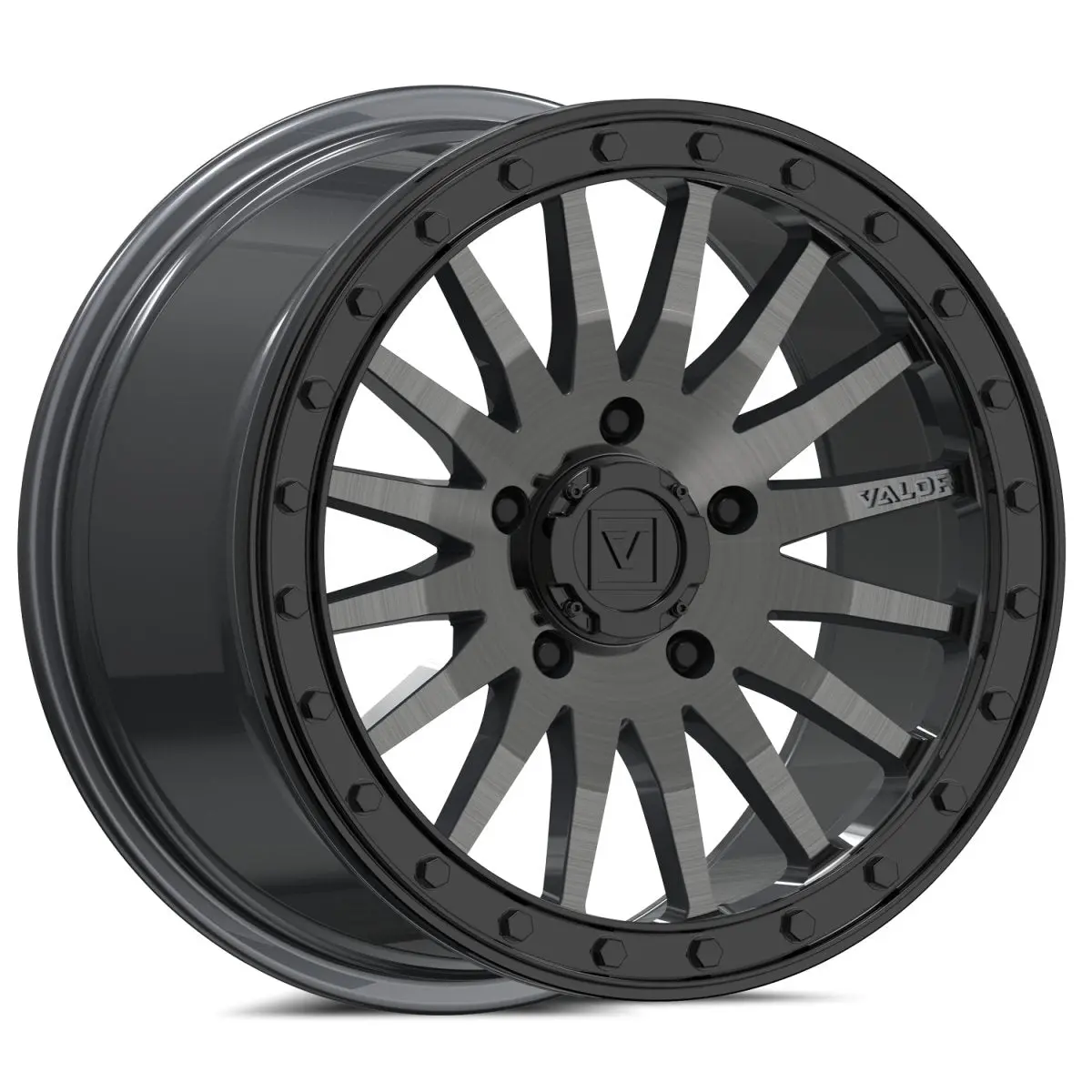 V06 Brushed Gunmetal 5X4.5 | Valor Offroad 1