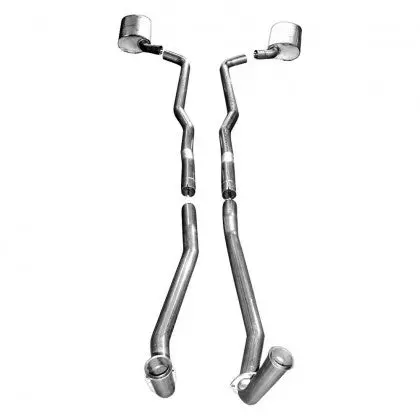 Stainless Works: 1963 Chevrolet Corvette -- Exhaust 2-1/2" Factory Connect 1