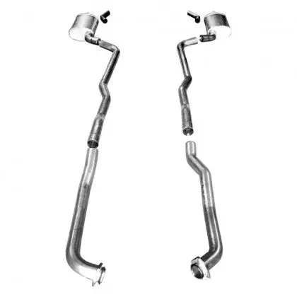 Stainless Works: 1968-72 Chevrolet Corvette -- Exhaust Sb 2-1/2" Factory Connect 1