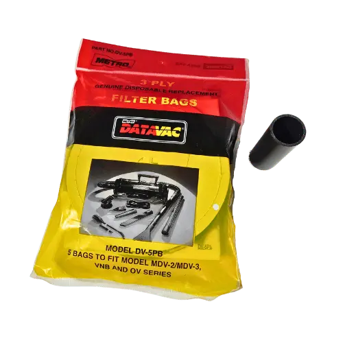 Metrovac Disposable Bags With Adaptor Tube (Dv-5Pba) 1