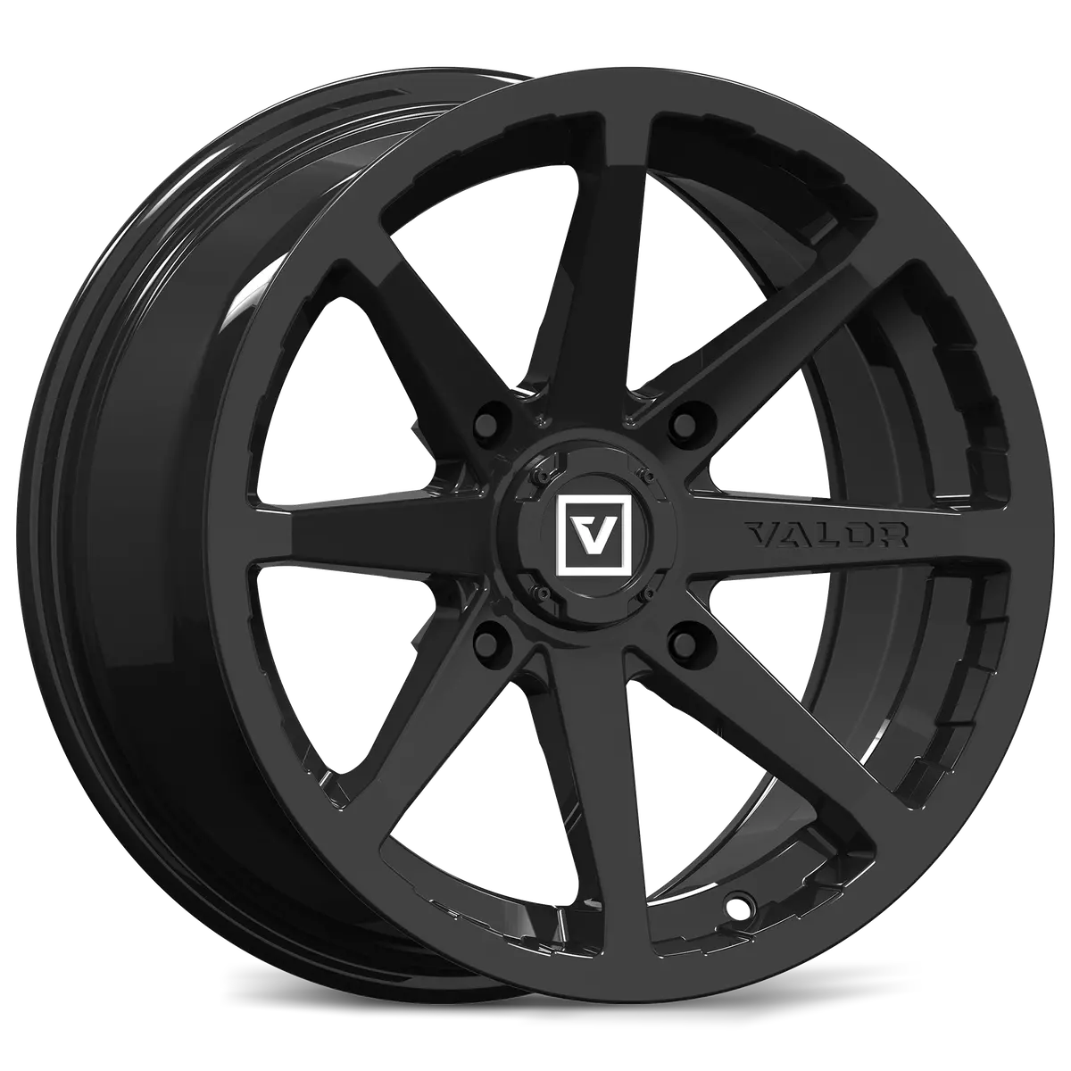 V01 Utv Wheel Gloss Black 1