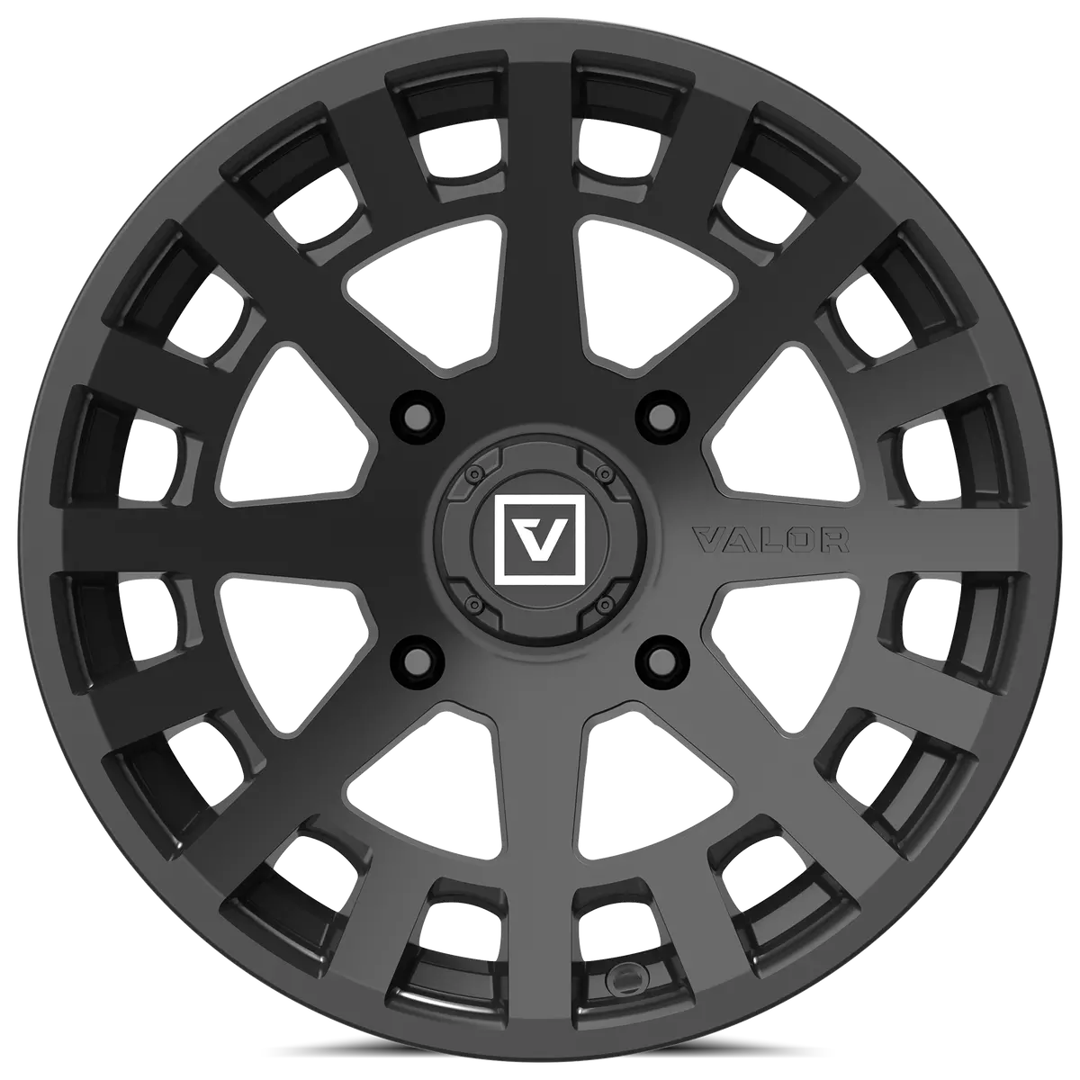 V04 Utv Wheel Satin Black 4
