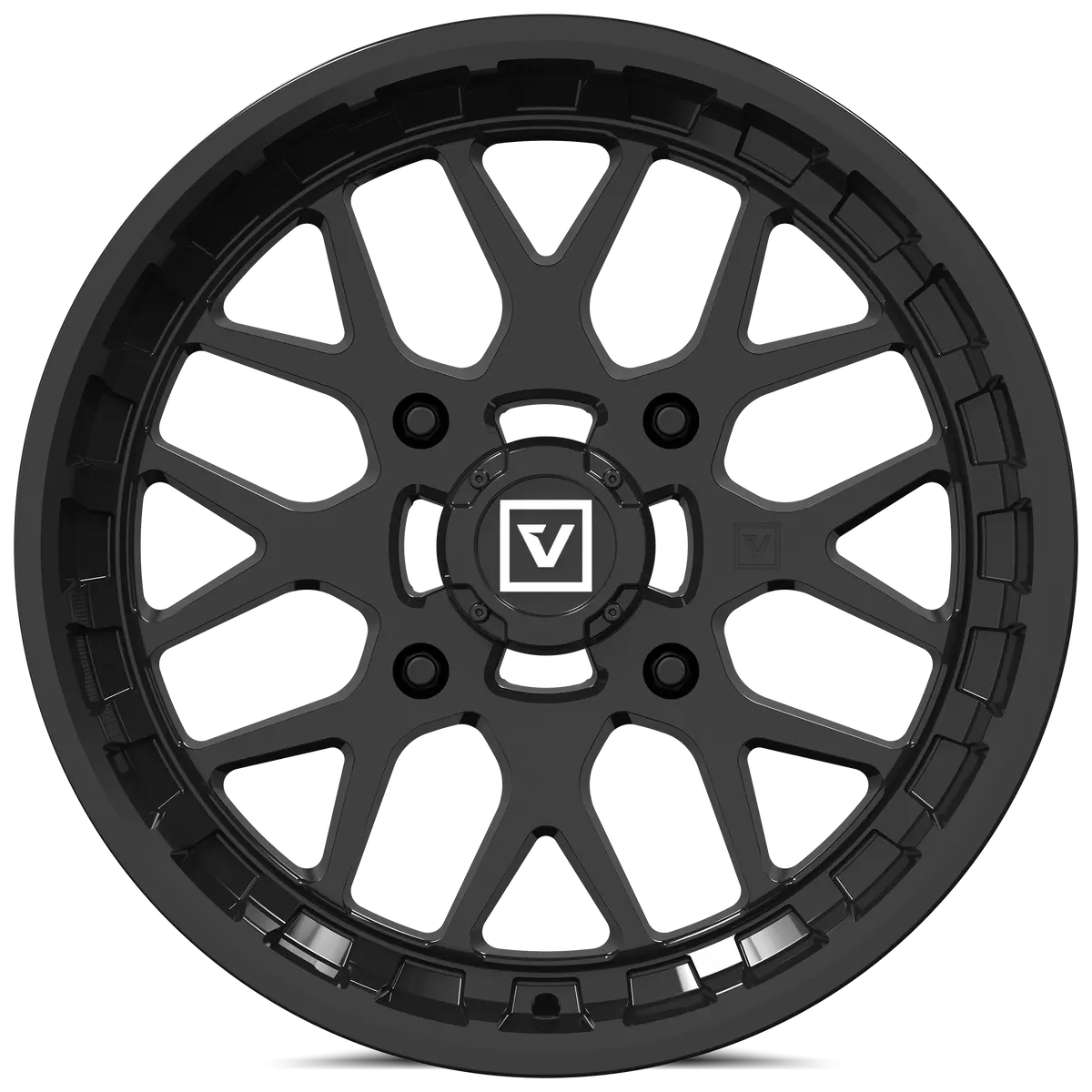 V03 Utv Wheel Gloss Black 2