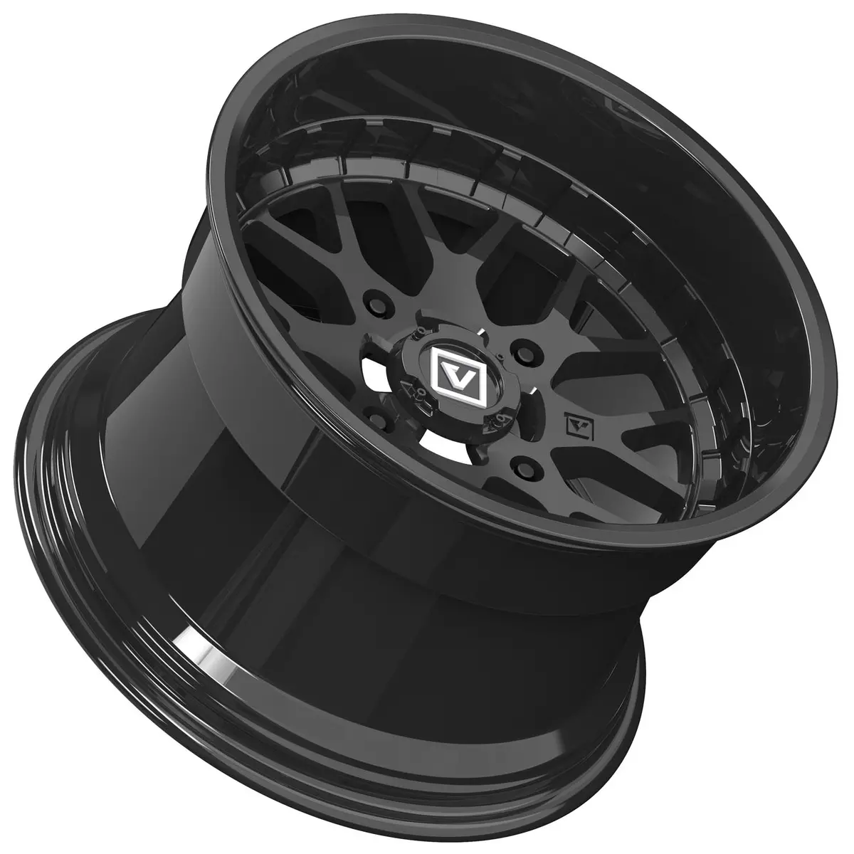 V03 Utv Wheel Gloss Black 8