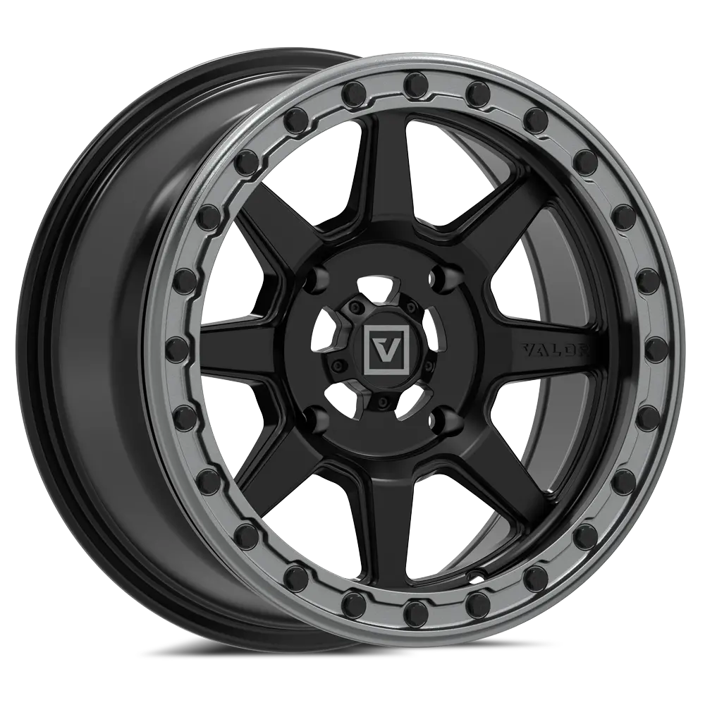 V13 Beadlock Utv Wheel Satin Black 1