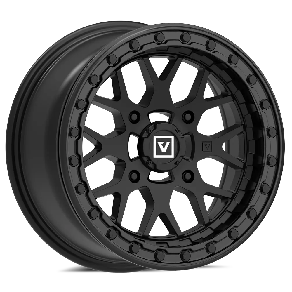 V07 Beadlock Utv Wheel Satin Black 1