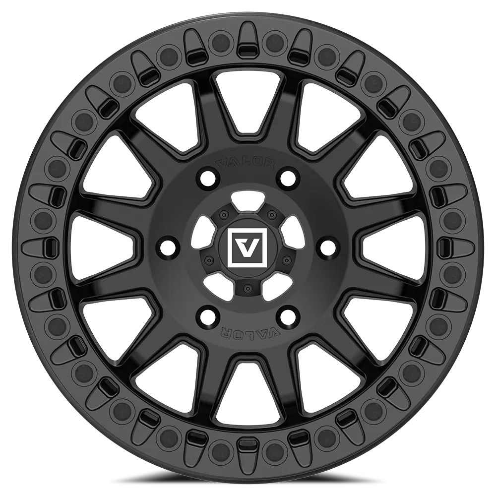 V09 Beadlock Utv Wheel Satin Black 12
