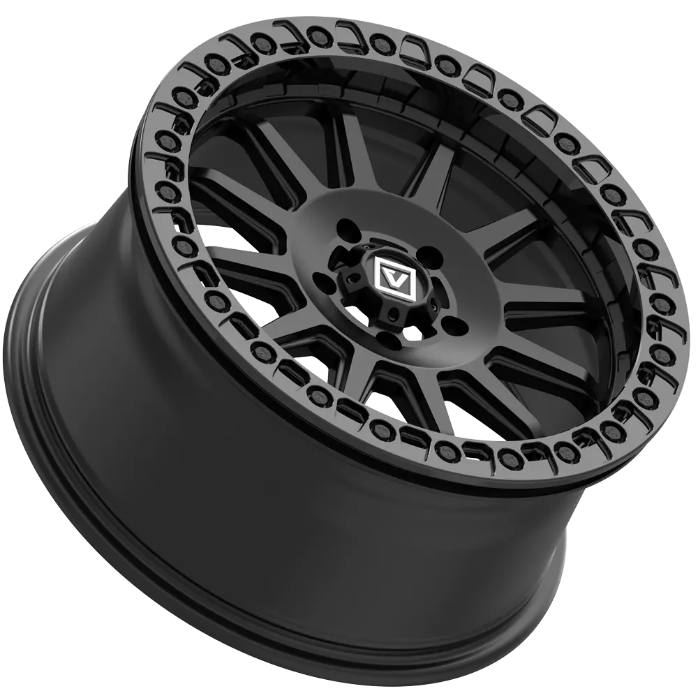 V09 Beadlock Utv Wheel Satin Black 3