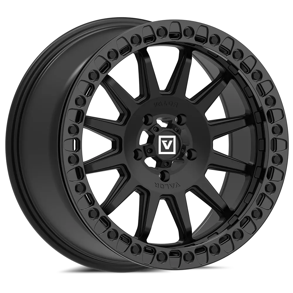 V09 Beadlock Utv Wheel Satin Black 1