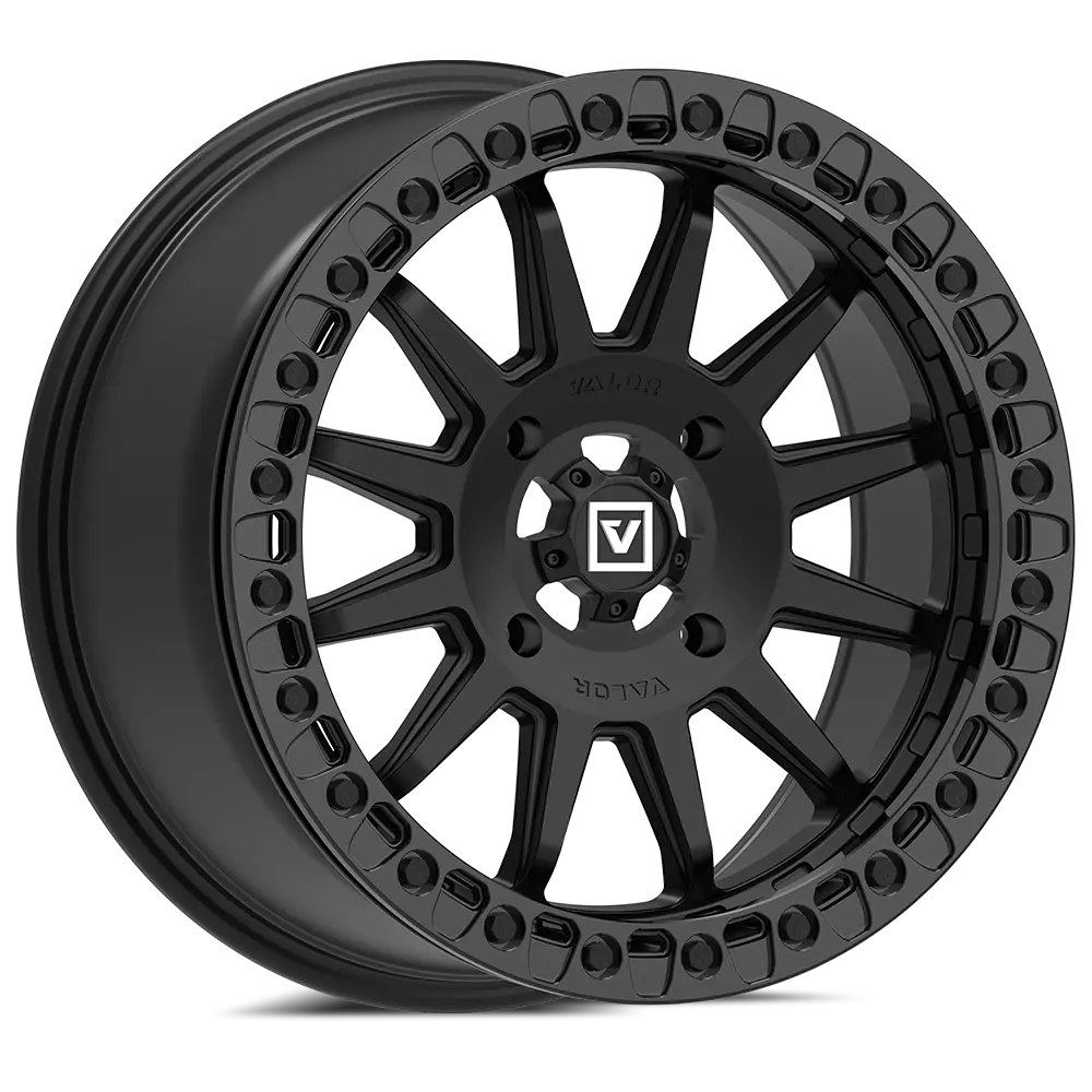 V09 Beadlock Utv Wheel Satin Black 8