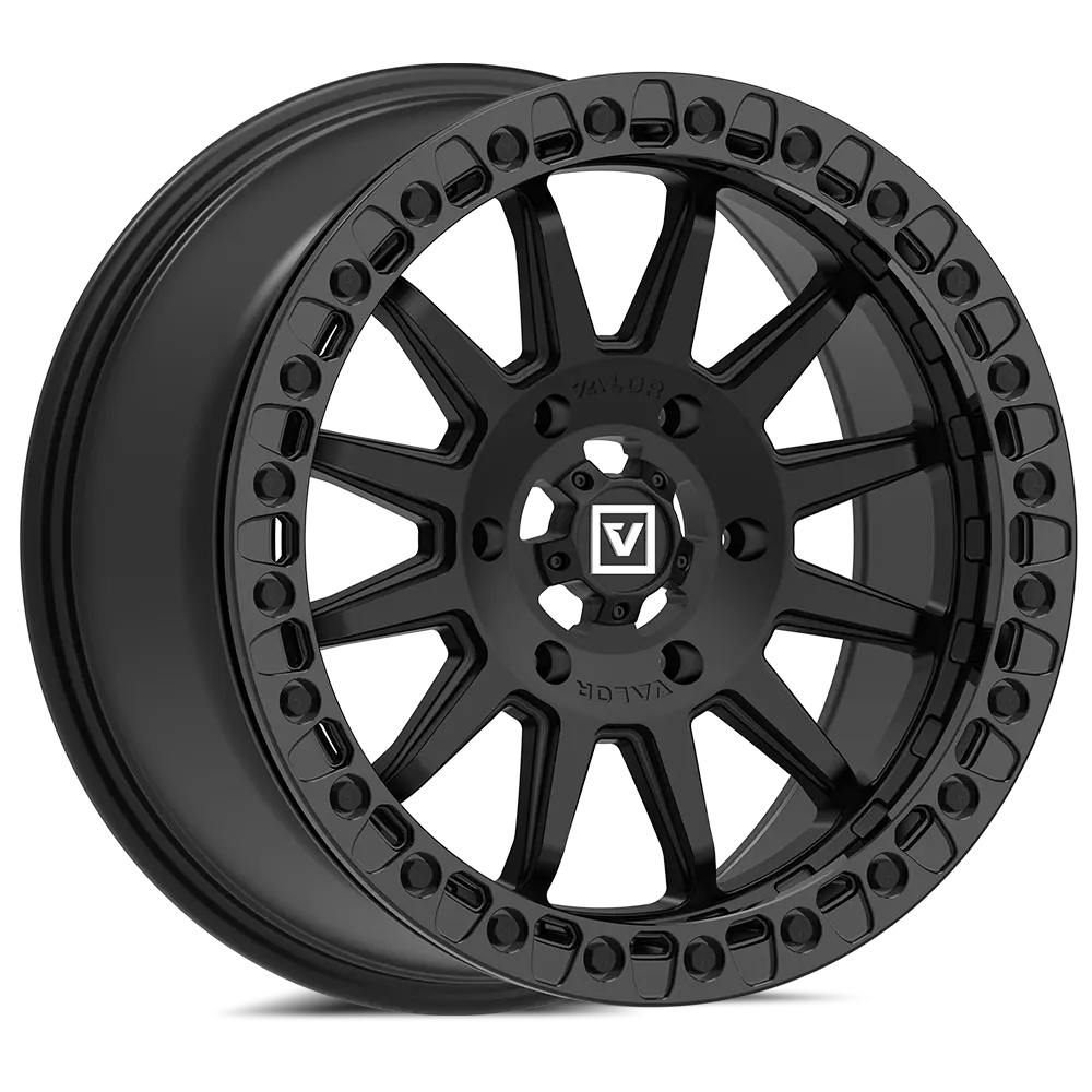 V09 Beadlock Utv Wheel Satin Black 9