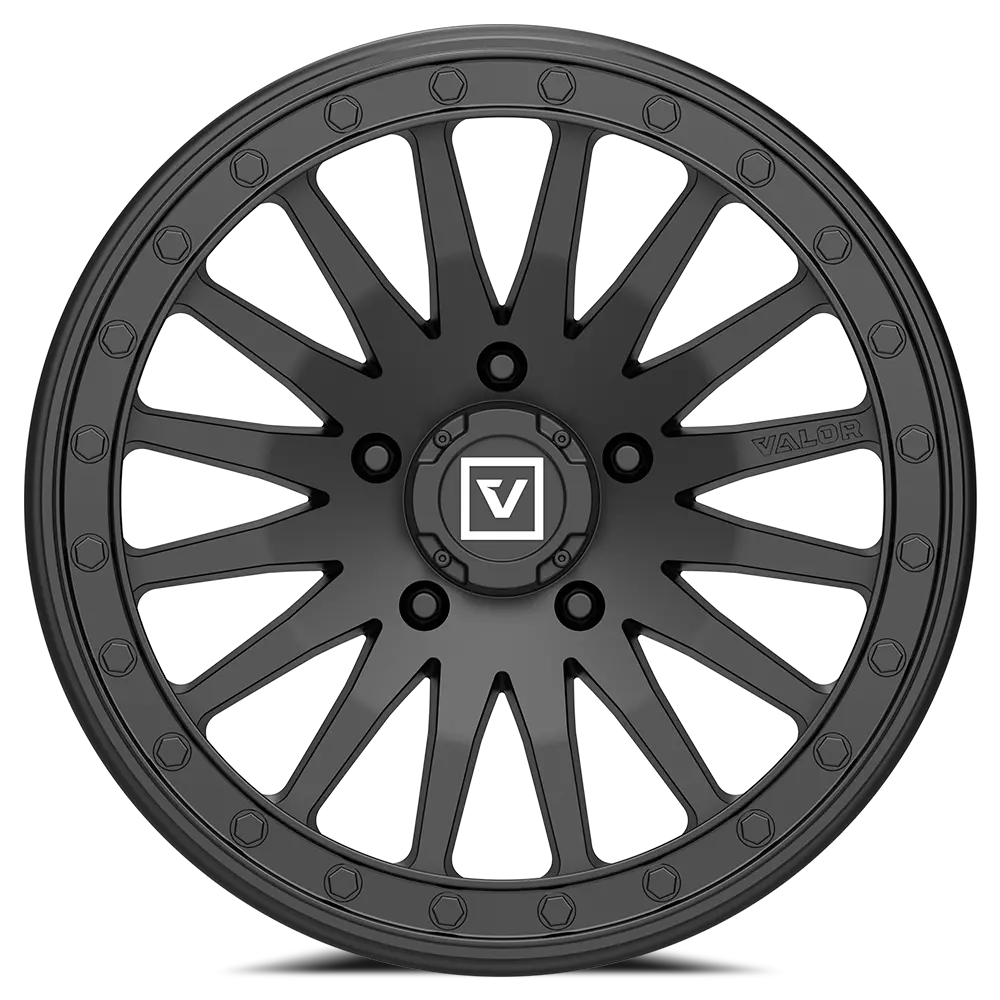 V06 Beadlock Utv Wheel Satin Black 2