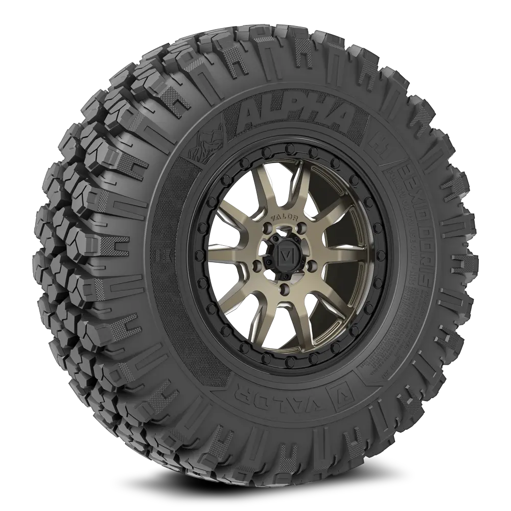Alpha On 15X7 V15 Bronze Utv Wheel And Tire Kit 1