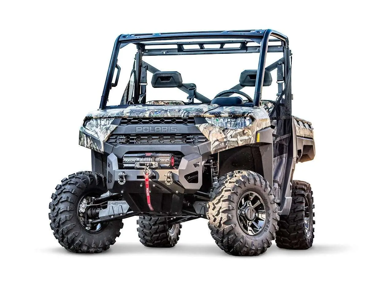 Warn Polaris Ranger Front Bumpers With Integrated Winch Mount 101708 1