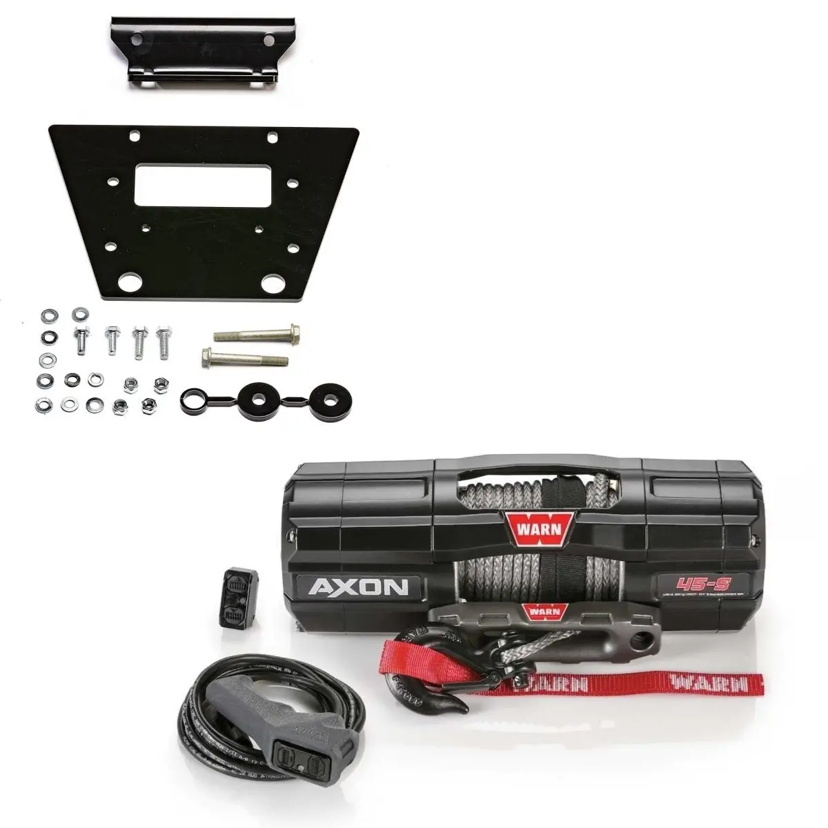 Warn Winch Mount And Winch Kit Krx 1000 2