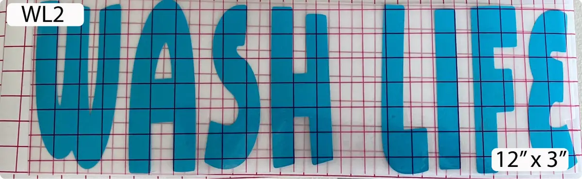 Washlife Outdoor Vinyl Decals 2