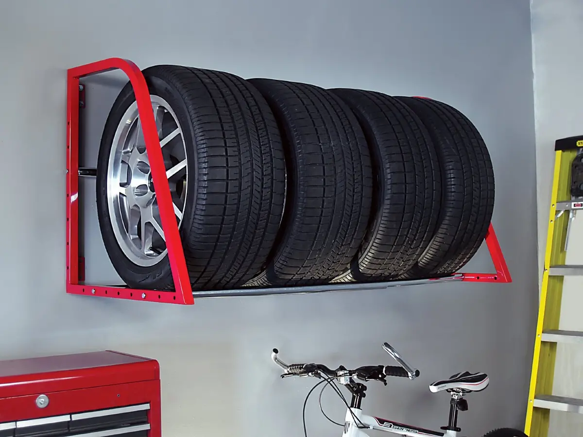 Wheel Storage Rack For Garage 1
