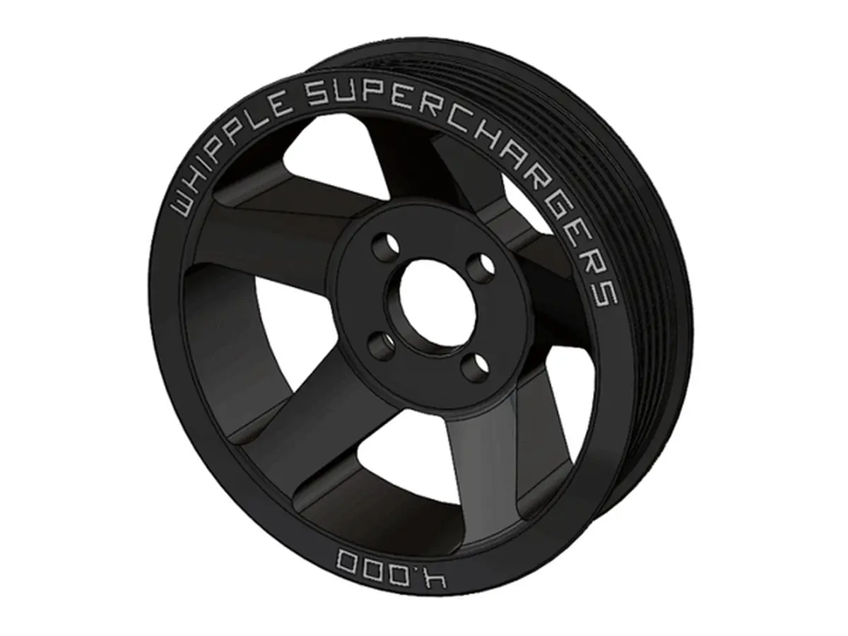 Whipple: 4.000" 8-Rib Pulley / Hemi 1