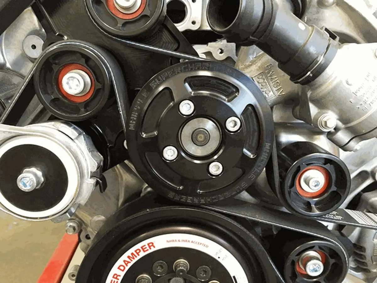 Whipple: 2015-2017 Ford Coyote 5.0L 10-Rib Belt System 1