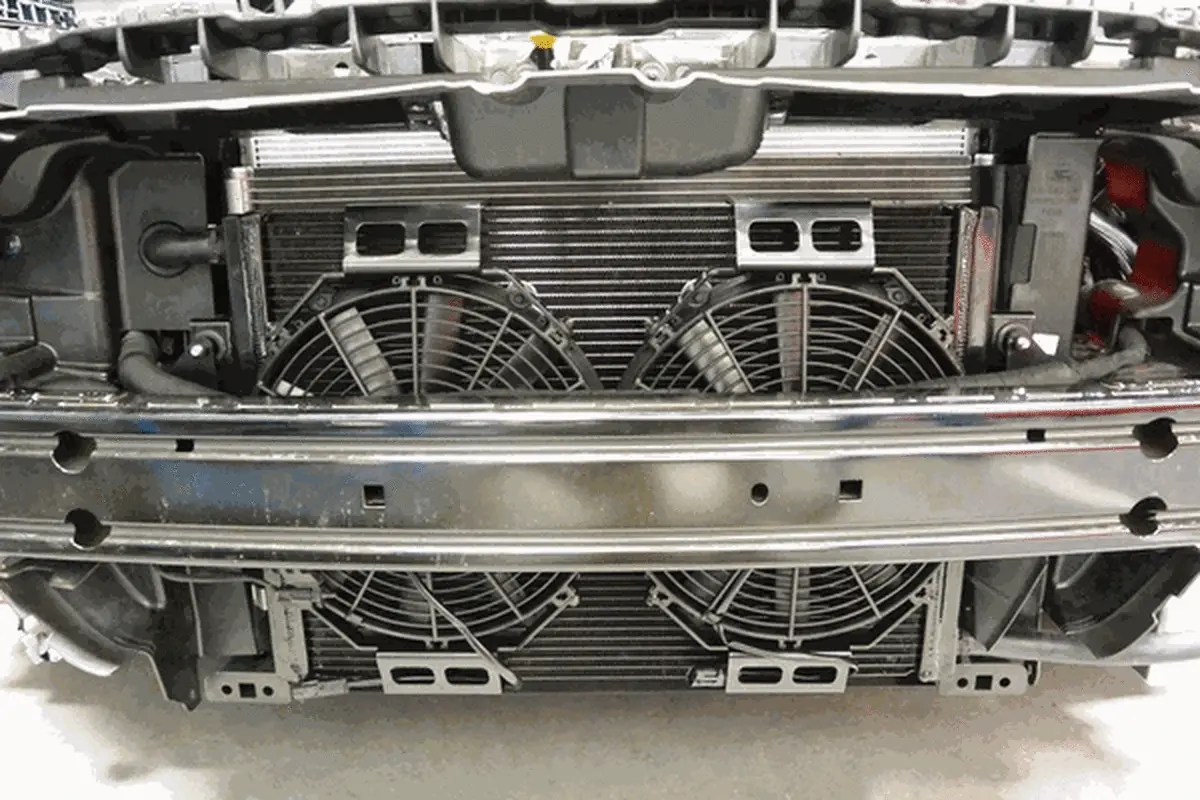 Whipple: 2011-2017 Mustang/Gt350 Dual Fan Upgrade For Heat Exchanger 1