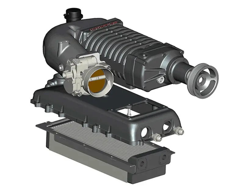 Whipple: 2.3L Intercooled Supercharger Kit [ 2007-2013 Gm Full Size Truck & Suv 6.2L V8 ] 1