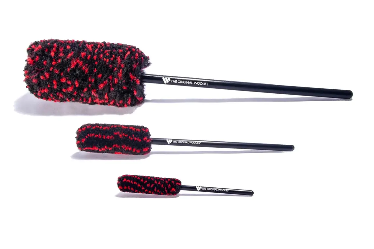 Wheel Woolies 3-Piece Detail Brush Kit – The Ultimate Wheel Cleaning Solution 1