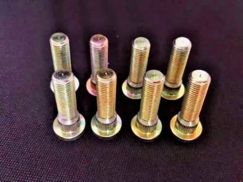 Yamaha Atv & Utv Extended H.D Wheel Studs!! For Yfz 450, Raptor, Banshee, Grizzly, 100% U.S Made, Yellow Zinc Plated 2
