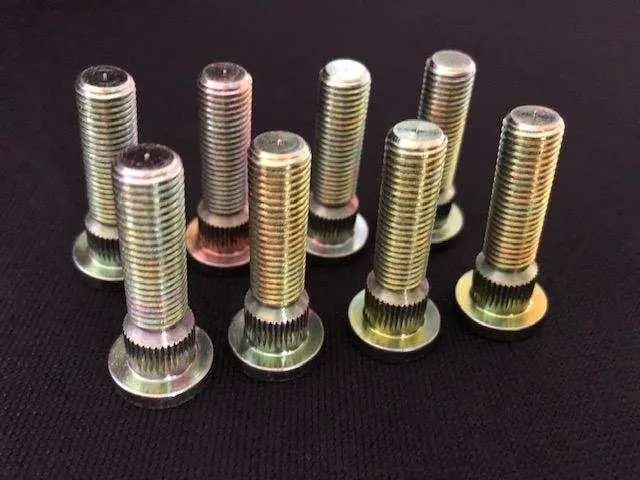 Yamaha Atv & Utv Extended H.D Wheel Studs!! For Yfz 450, Raptor, Banshee, Grizzly, 100% U.S Made, Yellow Zinc Plated 2