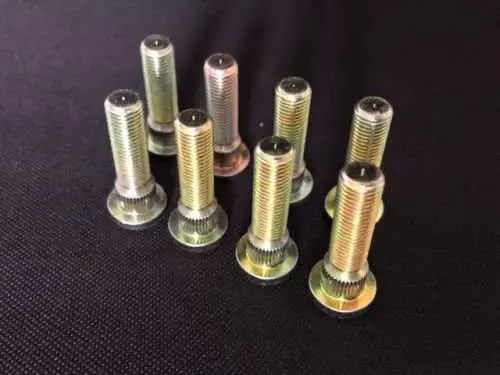 Yamaha Atv & Utv Extended H.D Wheel Studs!! For Yfz 450, Raptor, Banshee, Grizzly, 100% U.S Made, Yellow Zinc Plated 3
