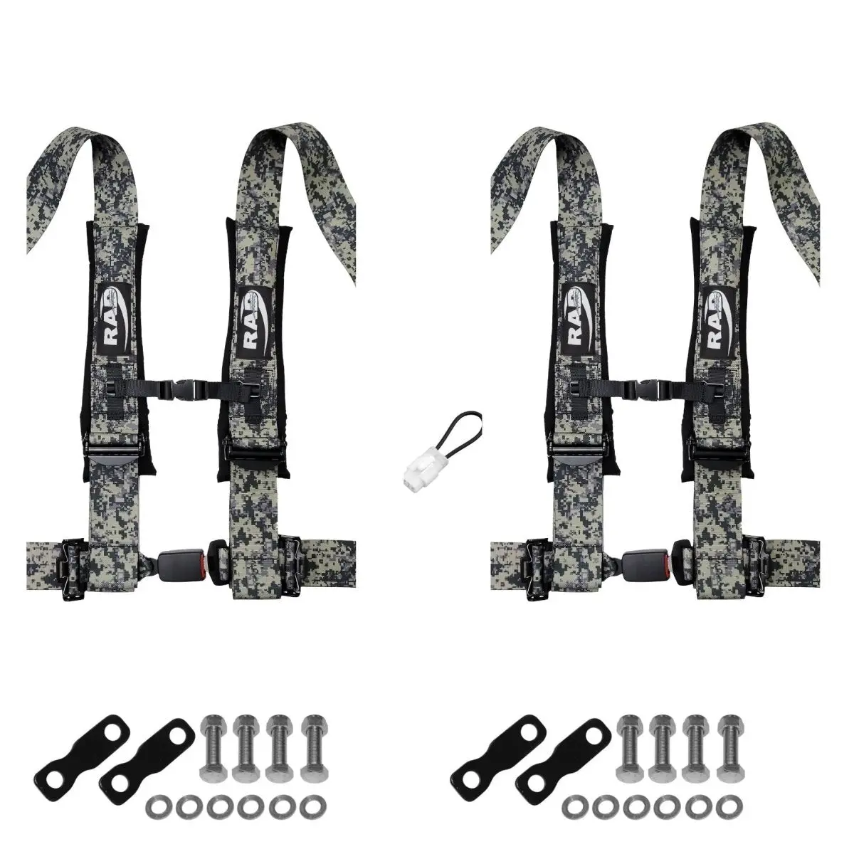 Yxz 1000R 4 Point Harness 3" Set With 2 Harnesses And Lap Mounts 4