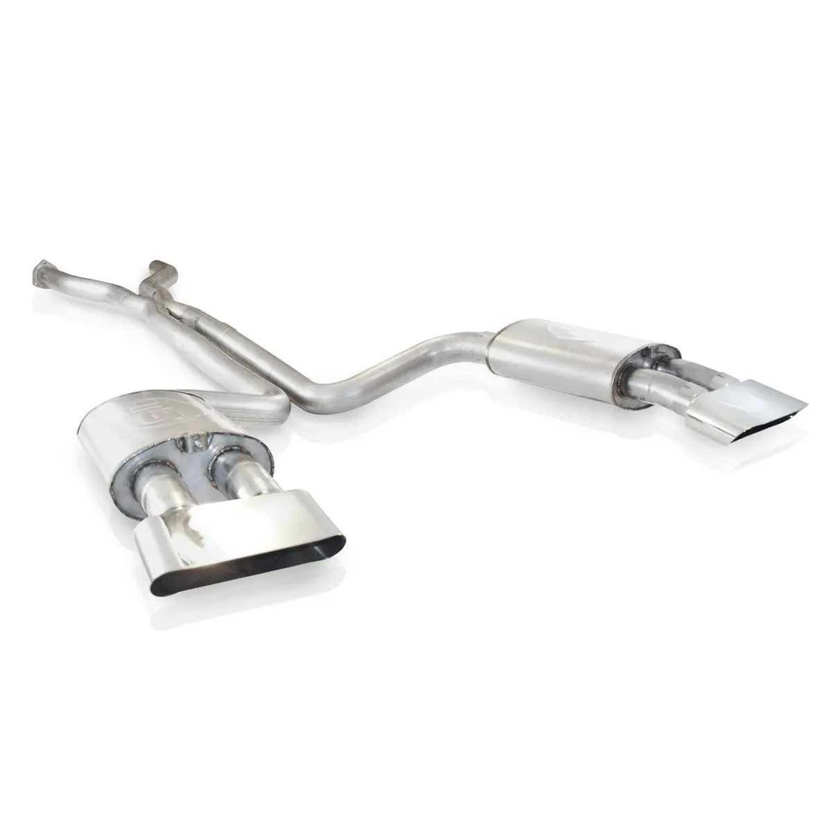 Stainless Works: 1990-95 Corvette Zr1 -- 3" Exhaust X-Pipe S-Tube Mufflers Polished Tips 1