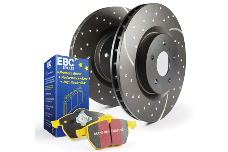Ebc Yellowstuff High-Performance Brake Pad & Gd Grooved Rotor Kit – S5 Series 1