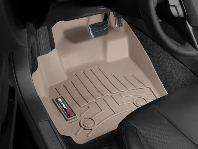 Weathertech Front Floorliner In Tan For Vehicle Interiors 1