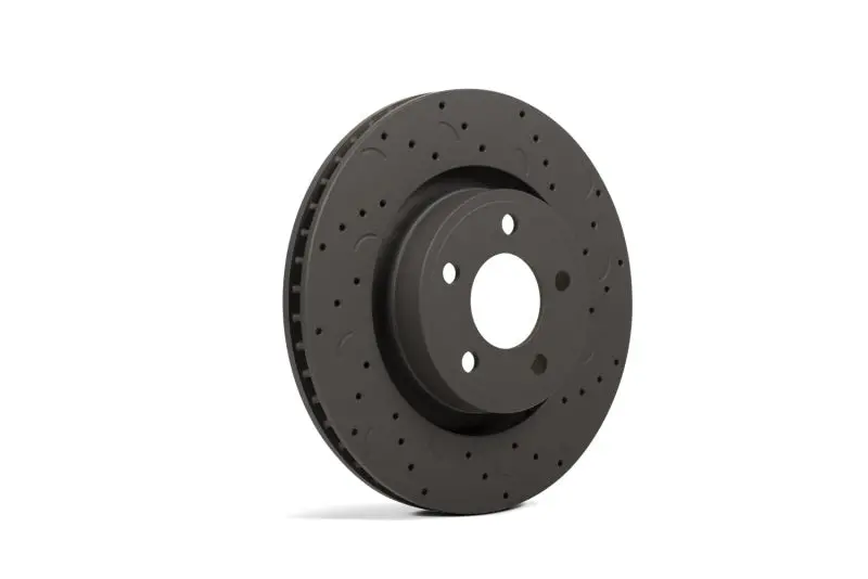 Hawk Talon Drilled & Slotted Front Brake Rotors For 2000 Cadillac Deville 1