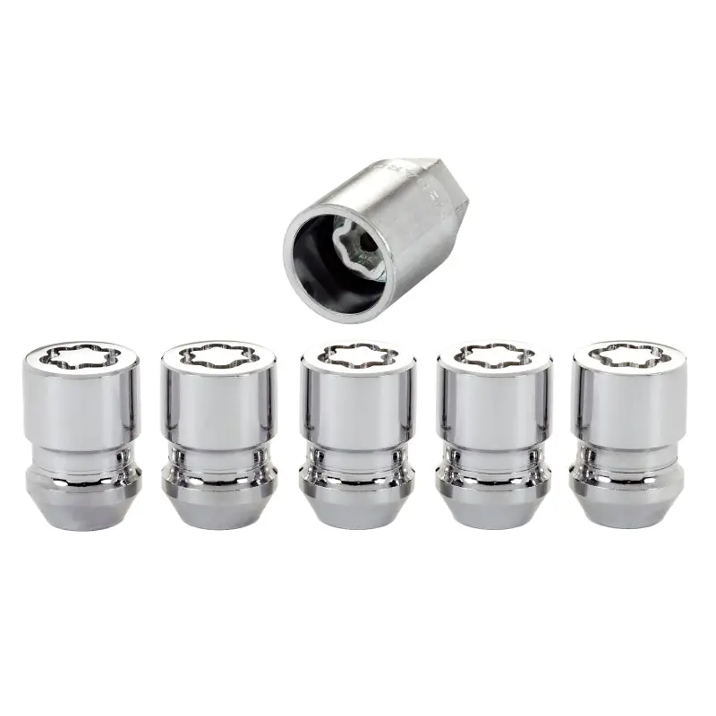 Mcgard Chrome Wheel Lock Nut Set – 5-Pack, Cone Seat, M12×1.25, 13/16-Inch Hex, 1.28-Inch Length 1