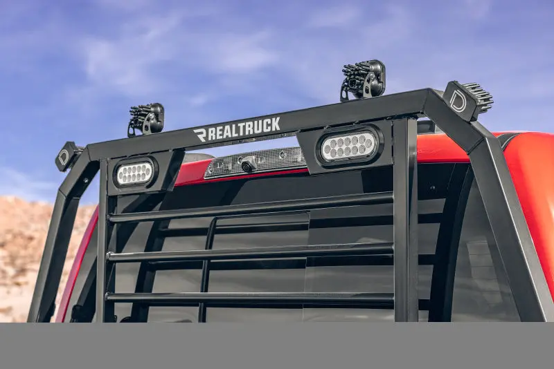 Backrack Srl Lighted Truck Rack – Designed For 2008–2024 Chevrolet Silverado & 2004–2024 Ford F-150 – Shortened Frame Mount Only 2