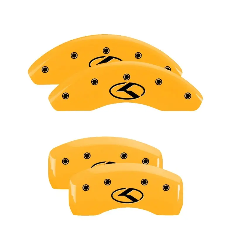 Mgp Engraved Caliper Covers – Yellow Finish For 2018 Honda Accord (Front & Rear) 1