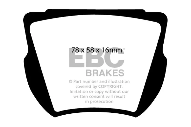 Ebc Greenstuff Front Brake Pads For Daimler Sp250 (1967–1964) – High-Performance Street Compound 1