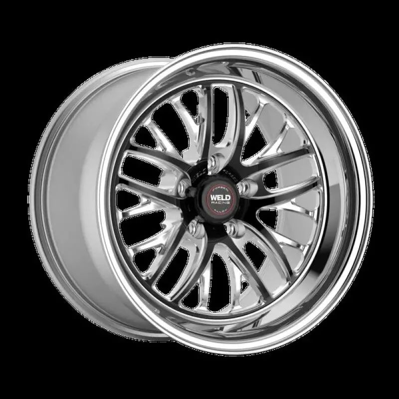 Weld Racing S82 Black Machined Wheel – 20X7, 5X115, 4.3In Backspace, Non-Beadlock Design 1