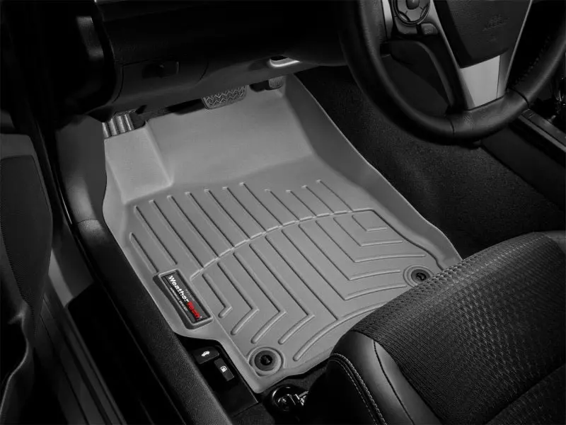 Wt Floorliner Front Floor Mat – Textured Grey Finish 1