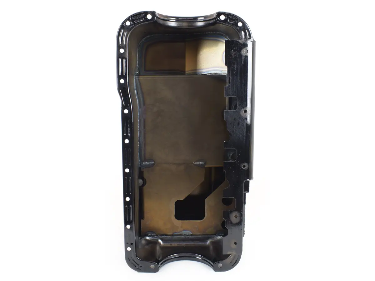 Canton Pro Power Rear Sump Oil Pan – Black Finish For Ford 289/302 Fox-Body Drag Racers 2